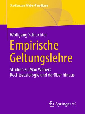 cover image of Empirische Geltungslehre